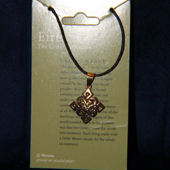 Eire- The Celtic Co.- Celtic Weave Necklace - Picture 2 of 3